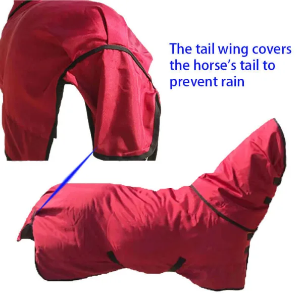 horse turnout rugs tail wing