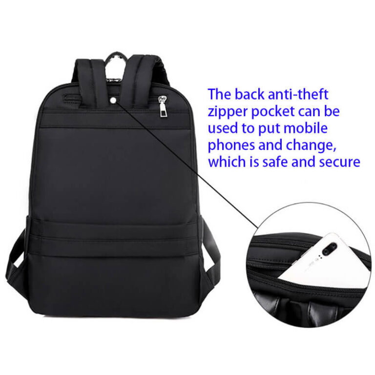 Backpack back details