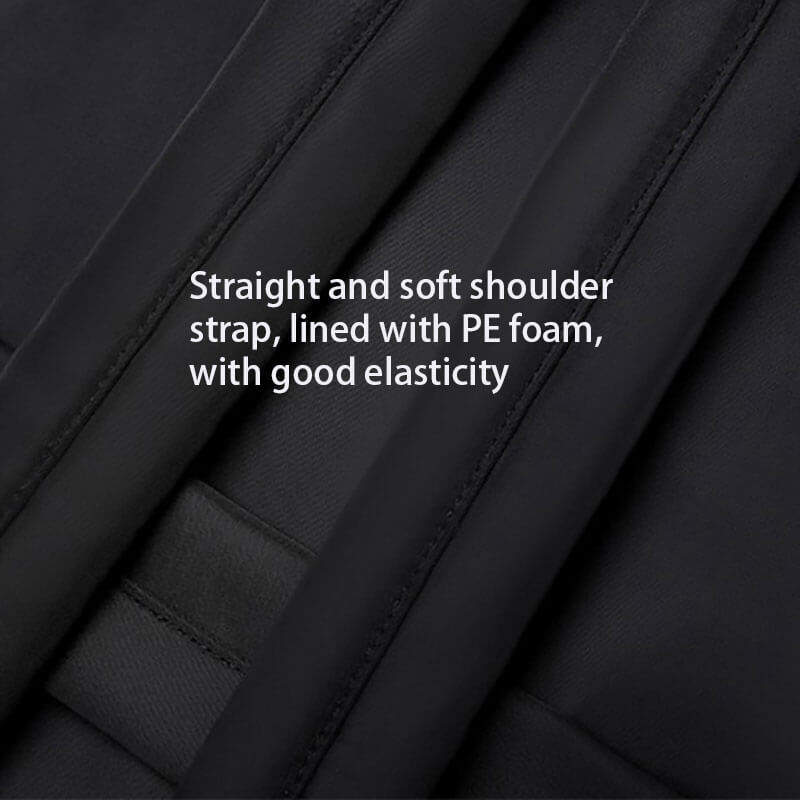 Details of backpack straps