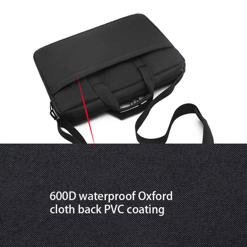 Black computer bag material picture