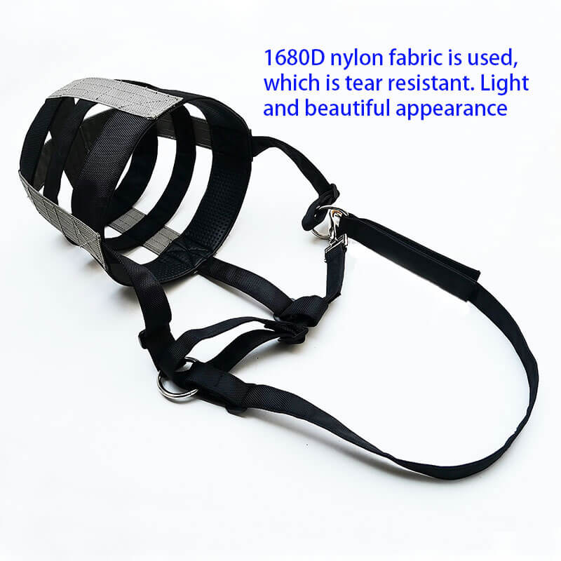 Picture of a lightweight horse muzzle