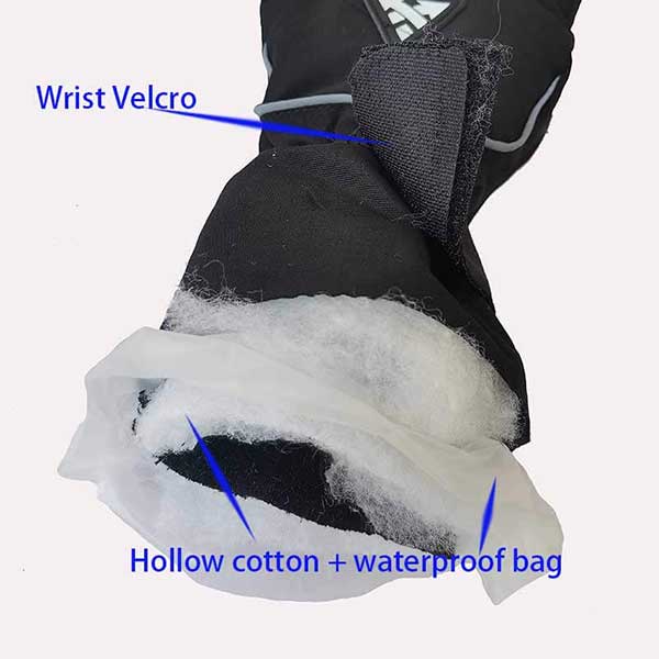 手袋カフ構造図