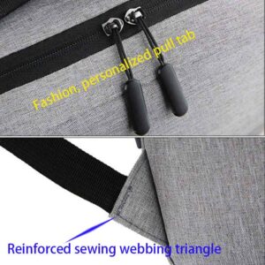 ノートパソコン用バックパックのファスナー