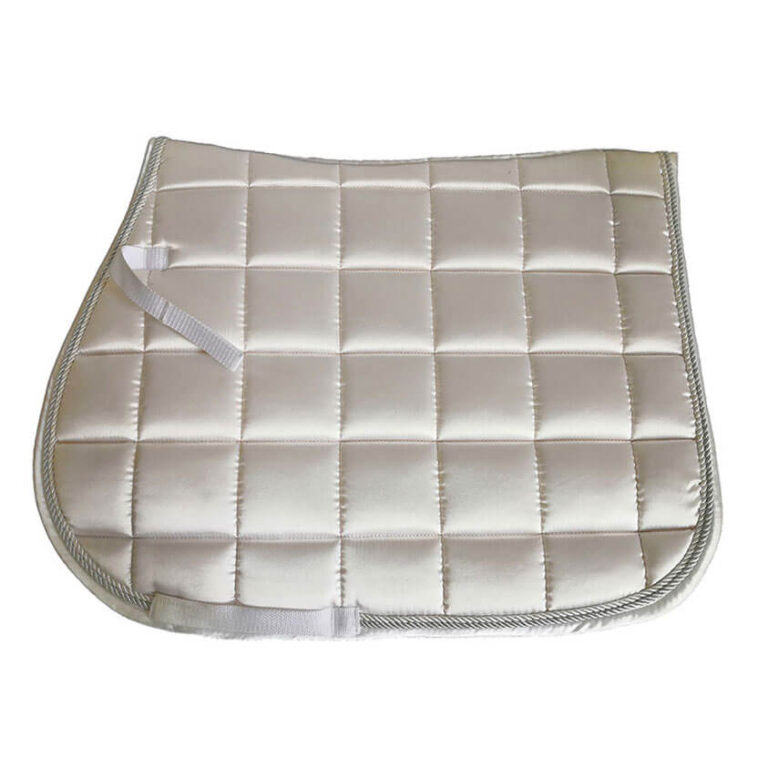 White saddle pad side
