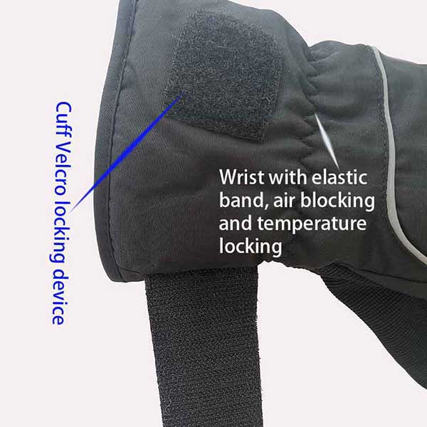 グローブ用ベルクロロック装置