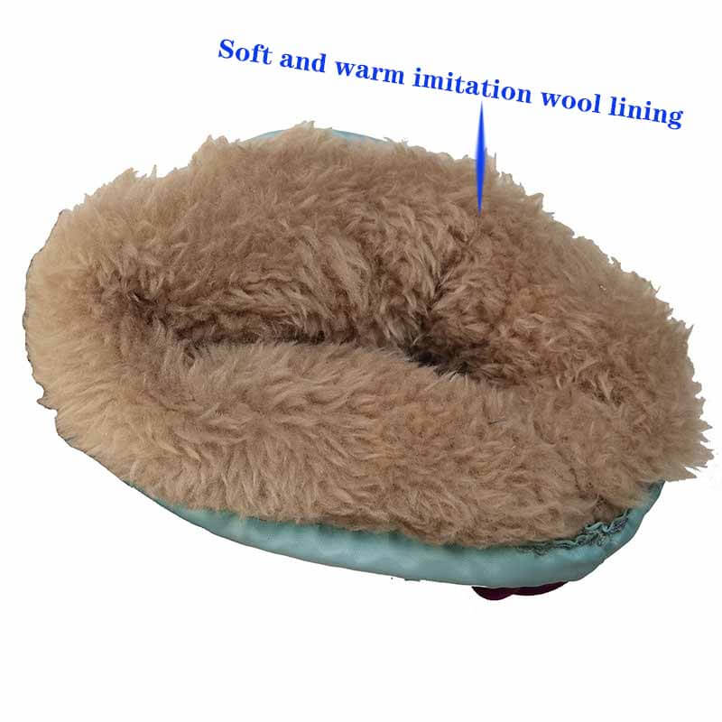 手袋のふかふかの袖口