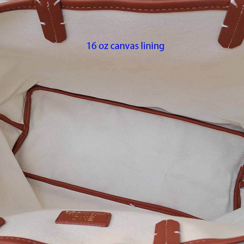 Sac à bandoulière en cuir Intérieur