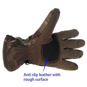 camouflage hunting gloves palm