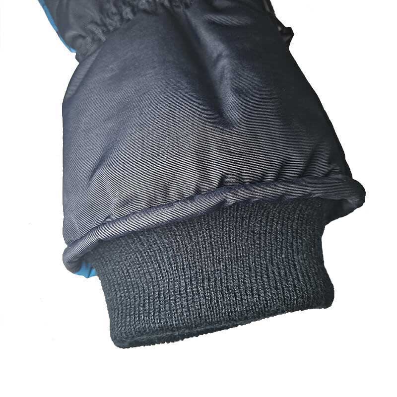 перчатки с вязаными манжетами